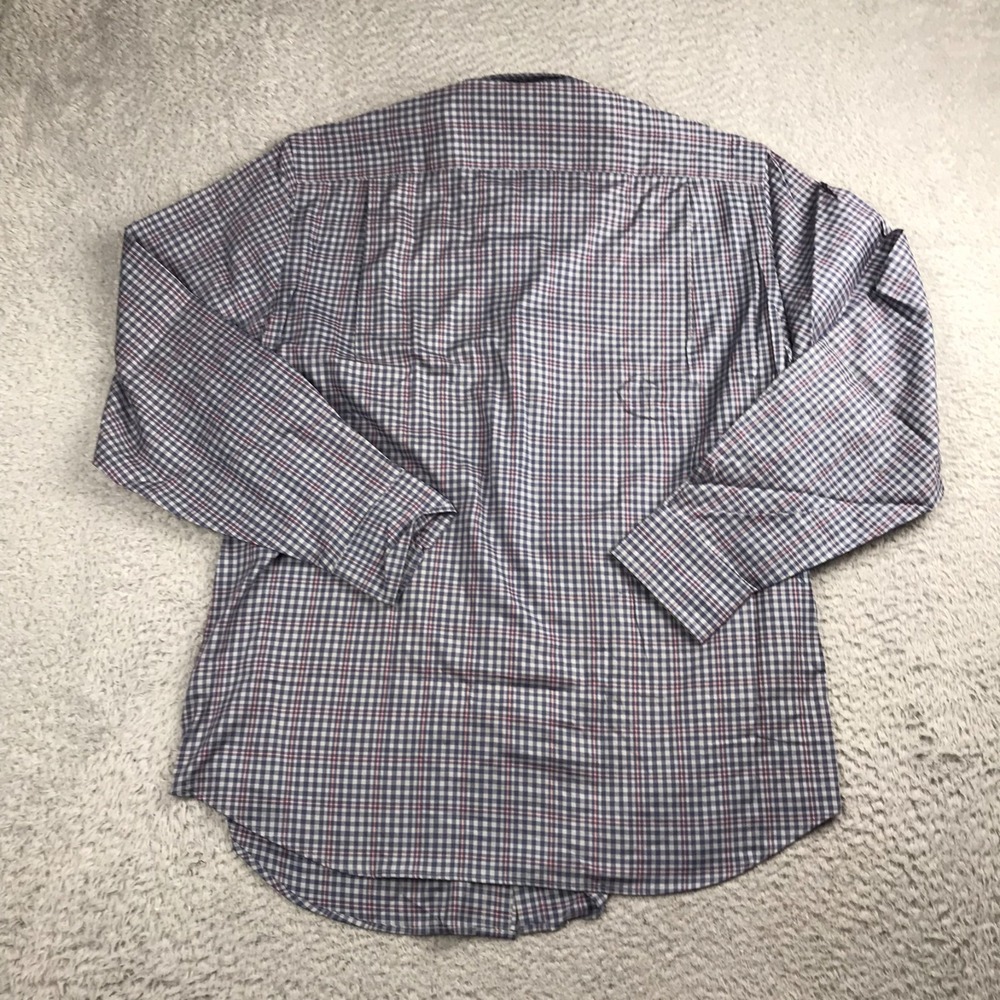 Southern Tide Stretch Sport Shirt Mens XL Classic Fit Blue Plaid Performance NEW - Picture 5 of 9